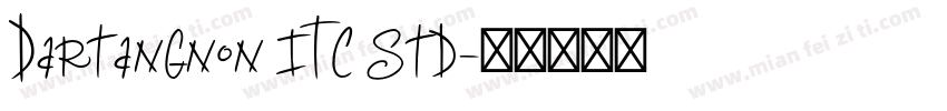 Dartangnon ITC Std字体转换